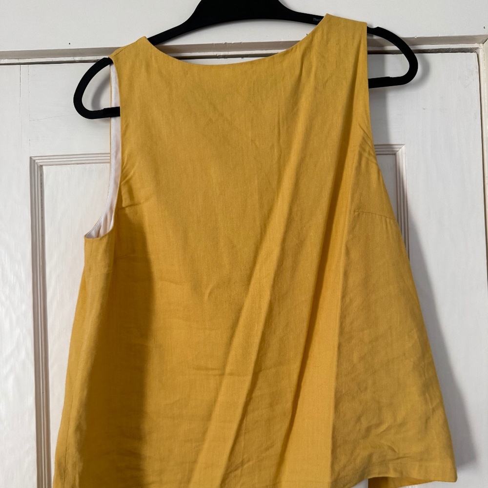 Mustard Yellow Theory Boatneck Shell